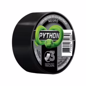 PYTHON® Donde estés - Cinta Multiuso color negro (25mm x 7mts)